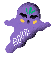 Halloween Ghost Sticker by Bryndon Díaz
