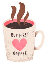 But First Coffee Sticker by Susann Hoffmann
