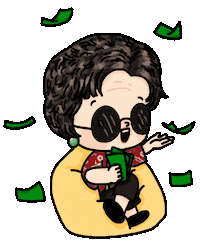 Money Floating Sticker by whee