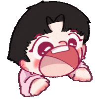 Happy Excited Sticker