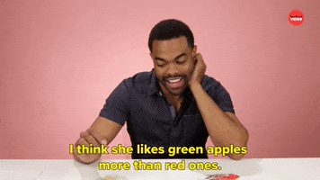 Green Apples Art GIF by BuzzFeed