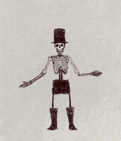 studiogiff animation halloween skeleton bones GIF