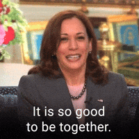 It is so good to be together.