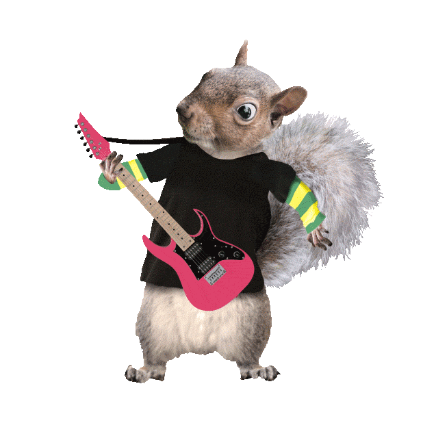 Rock Out Party Animals Sticker by Chris Timmons
