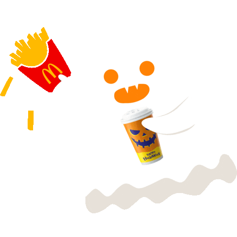 Fanta_korea giphyupload halloween trick or treat mcdonalds Sticker