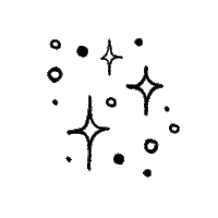 estudiobrisa stars sparkles shining white stars Sticker