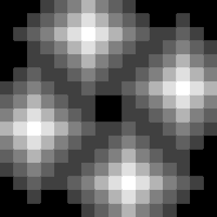 black and white pixel GIF by 16-x-16