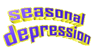 text seasonal depression Sticker