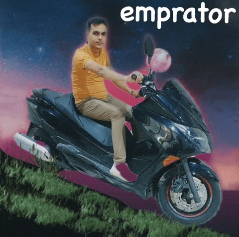 Animation Motorcycle Riding GIF