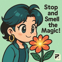 Hana Smell Flowers GIF by Persona