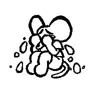 cowgirlvalentine sad crying cry mouse Sticker