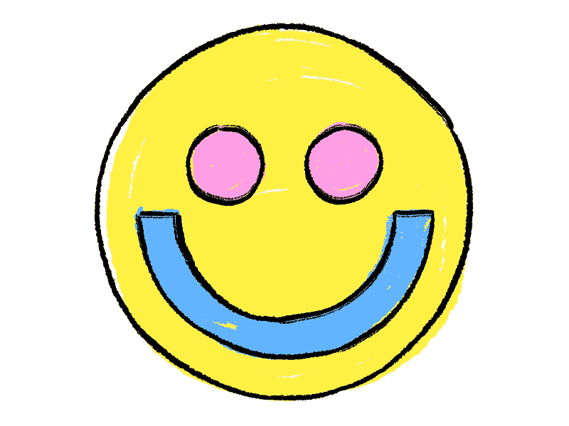 Happy Smiley Face Sticker by nina tsur