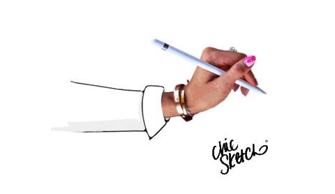 ChicSketch giphyupload girl fashion new post Sticker