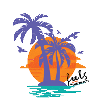 Feels Surf Beach Sticker by wearefeels