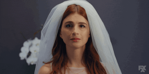 quitting wedding dress GIF by You're The Worst 