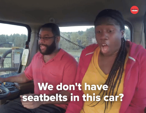 No seatbelts?