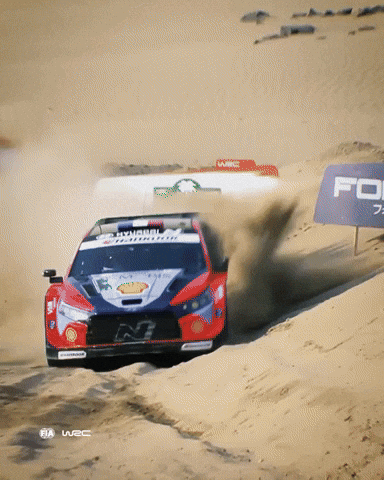 Rally action from Saudi Arabia 2025