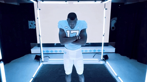 North Carolina Football GIF by UNC Tar Heels