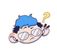 Confused Question Mark Sticker