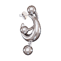 3D Croissant Sticker by Carol Civre