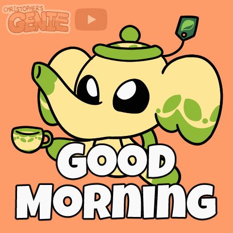 Good Morning Yawn GIF by Christophers Genie