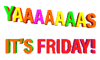 Its Friday Sticker Sticker by 811