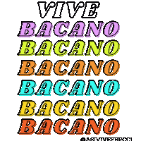 Bacano Sticker by Así vive Fercci