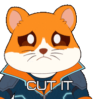 Sad Cut It Out Sticker by Hamieverse