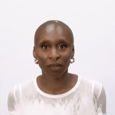 Surprised Oh Hello GIF by Cynthia Erivo