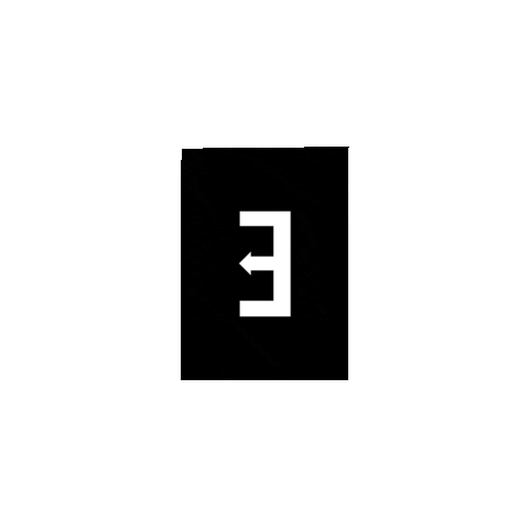 E Sticker by Contre