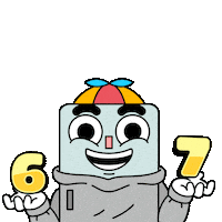 6 7 Fridge Sticker by Nexio