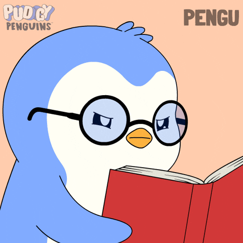 School Think GIF by Pudgy Penguins