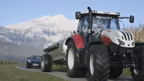 STEYRtraktoren giphygifmaker farm farmer tractor GIF