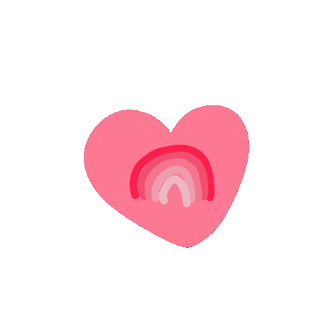 Heart Rainbow Sticker