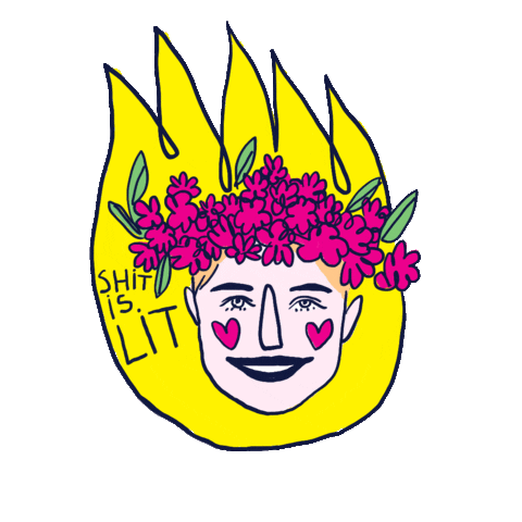 Instagram Fire Sticker