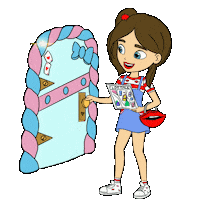 Florizale1 door bourges porte fairydoor Sticker