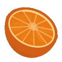 sociallightdesign birthday orange fruit champagne Sticker