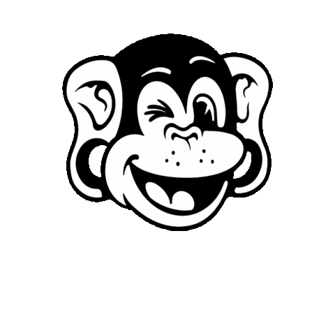 monkysb monkey skate sk8 monkysb Sticker