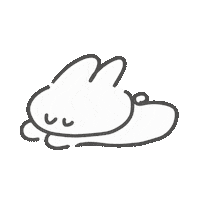 Sleepy うさぎ Sticker by カホイラストレーション