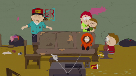 kenny mccormick fighting GIF by South Park 