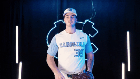 North Carolina Baseball GIF by UNC Tar Heels