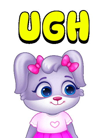 Bored Fed Up Sticker by Lucas and Friends by RV AppStudios