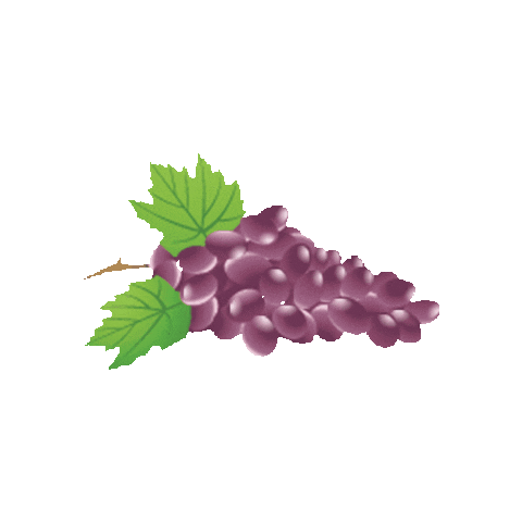 Grapes Eating Sticker by mberry