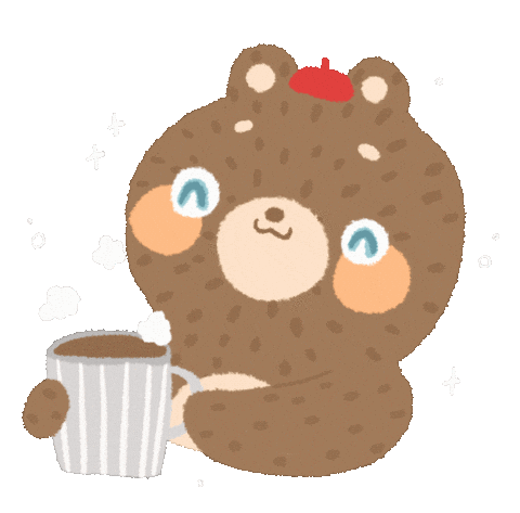 Coffee Bear Sticker