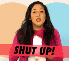 Family Shut Up GIF by GIPHY Studios 2021