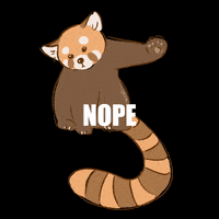 Miyzzzz cat animal nope panda GIF