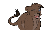Joking Lion Cub Sticker by My Pride The Series