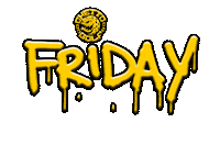 Friday Sticker by ghettogolf