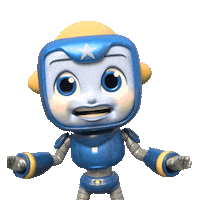 Happy Surprise Surprise Sticker by Blue Studios