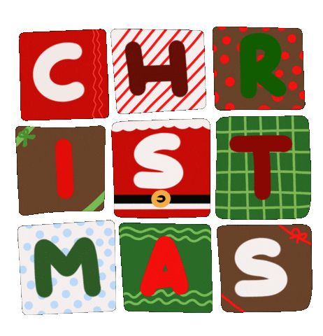 Happy Merry Christmas Sticker by Demic